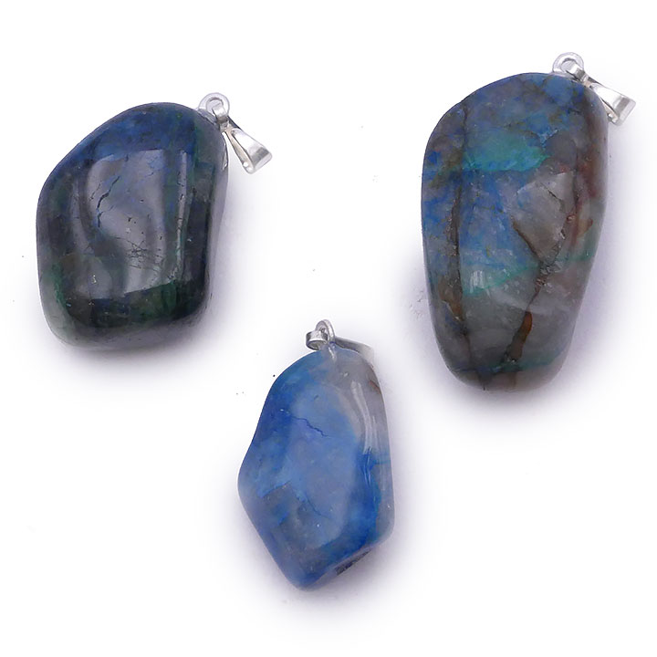 Pendentif Chrysocolle Shattuckite