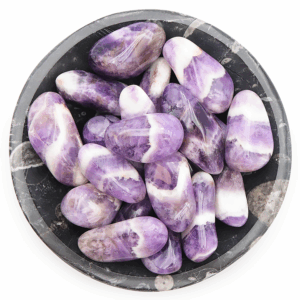 Pierre Roulée Améthyste Rubanée