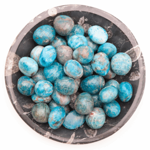 Pierre Roulée Apatite Bleue