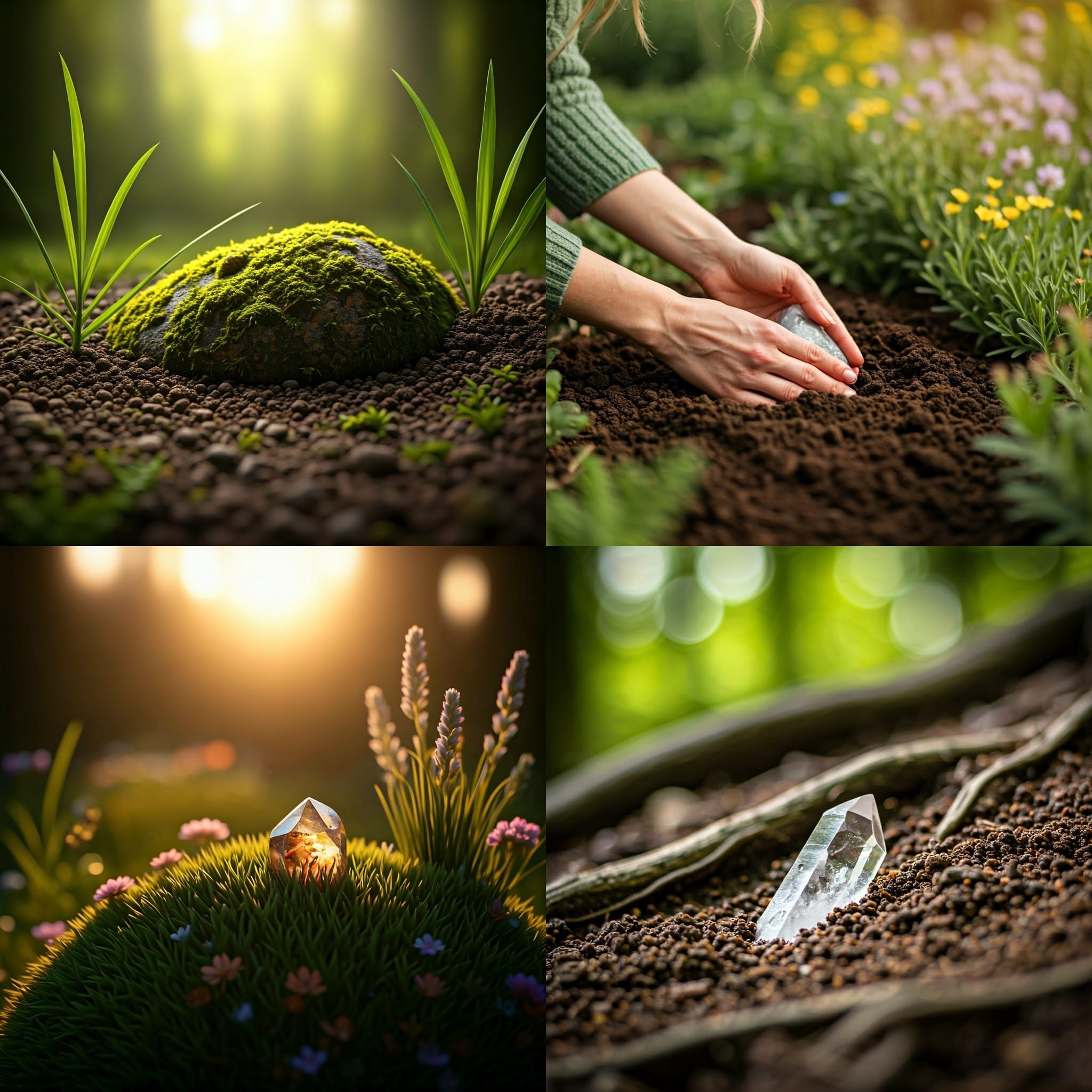 Pierre enterrée dans la terre