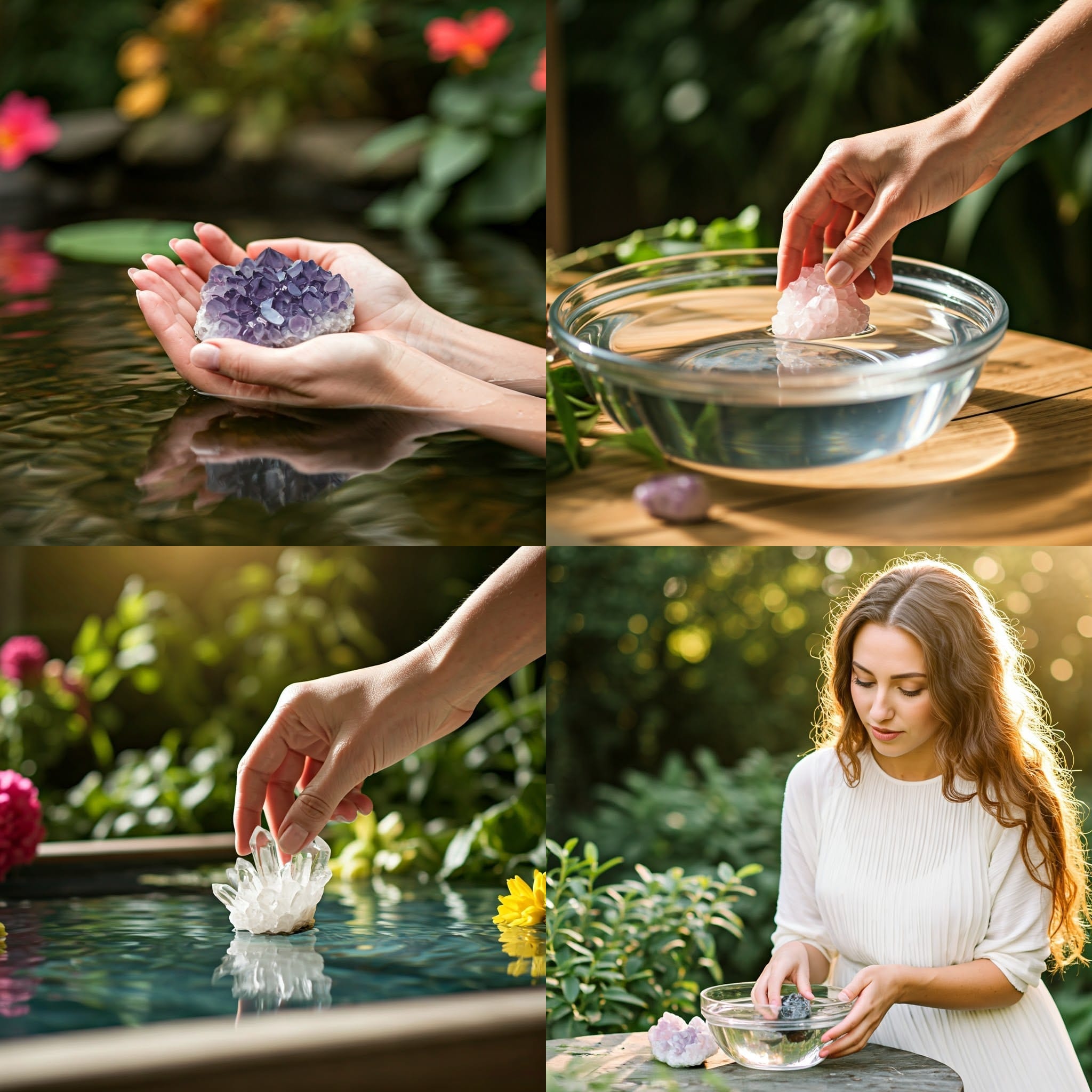 Purification pierres par l'eau