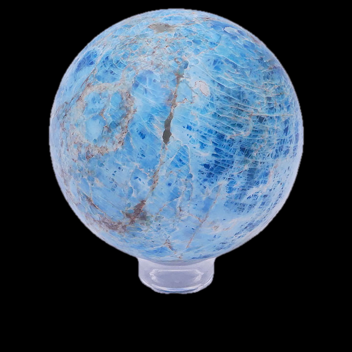 Sphère Apatite Bleue monde