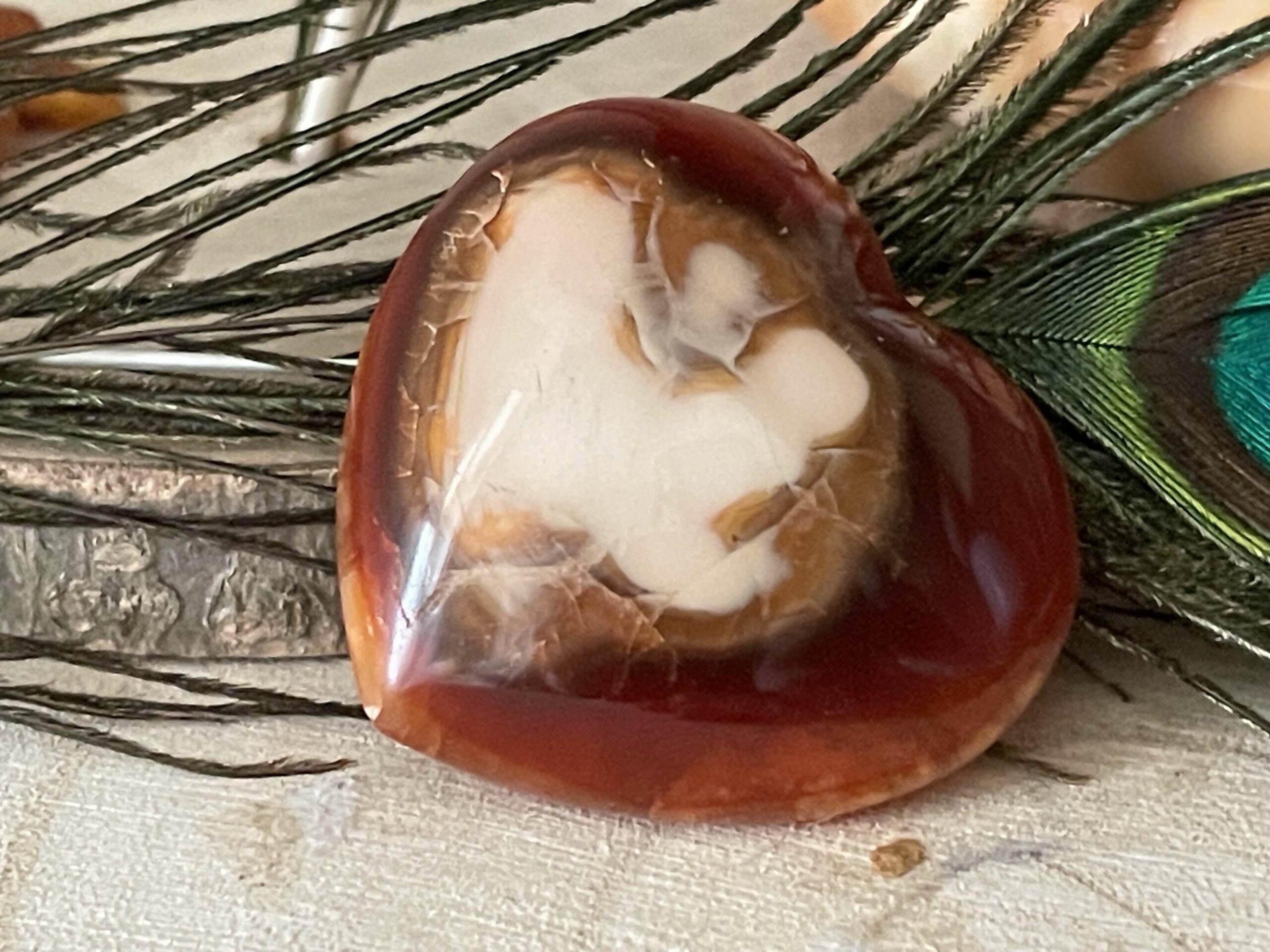 Cœur Cornaline Polie