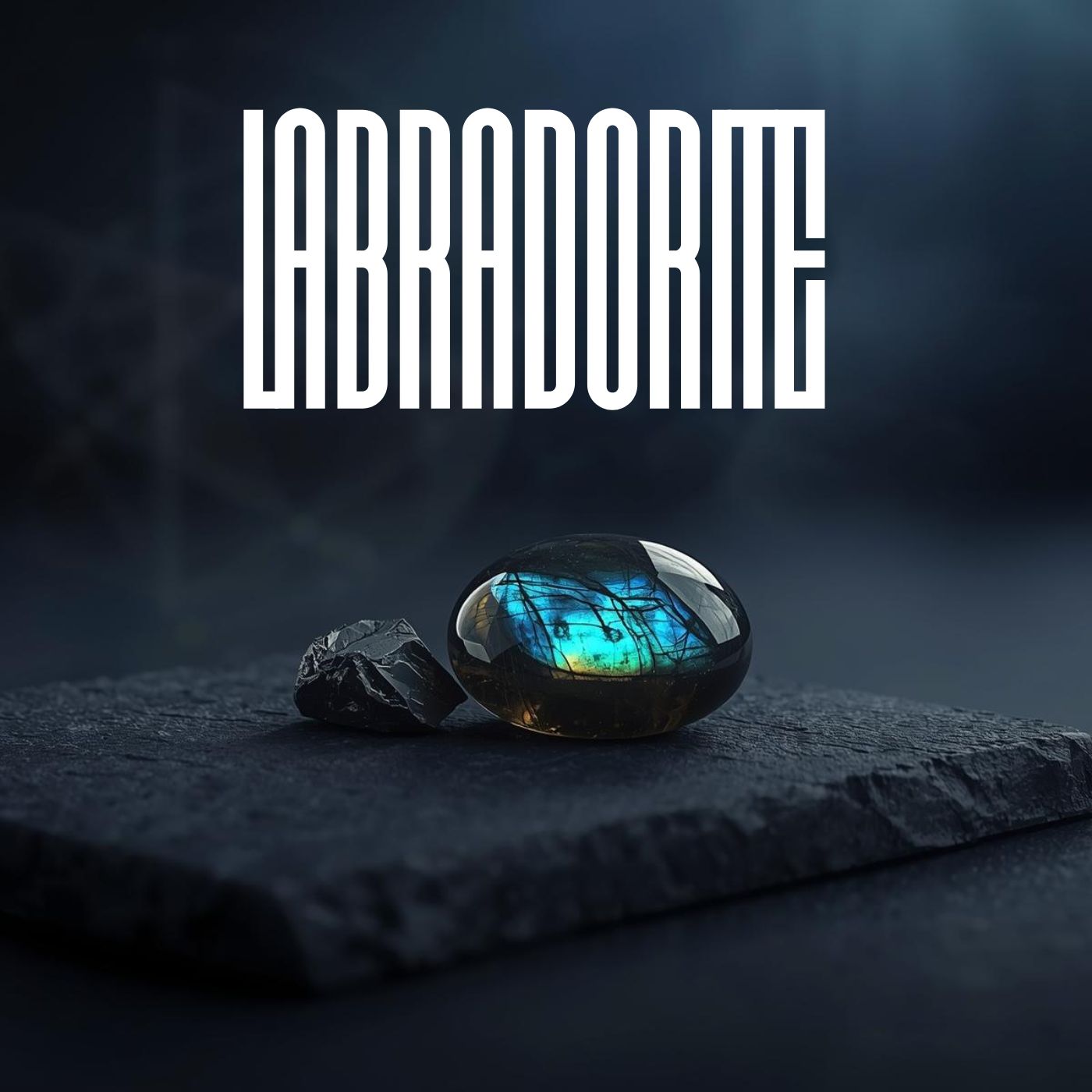 Illustration artistique de la Labradorite pour chronique lithothérapie