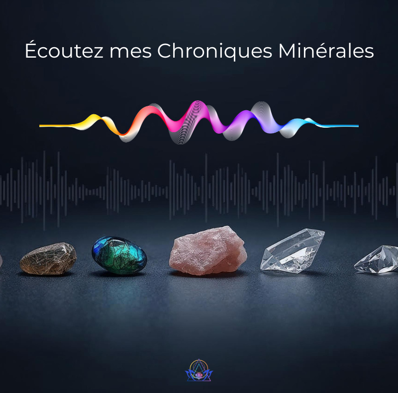 Écoutez mes Chroniques Minérales avec les cristaux.