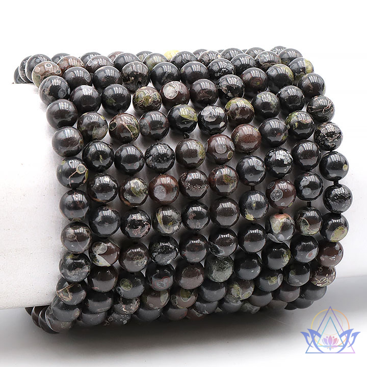 Bracelet Obsidienne Fleurie