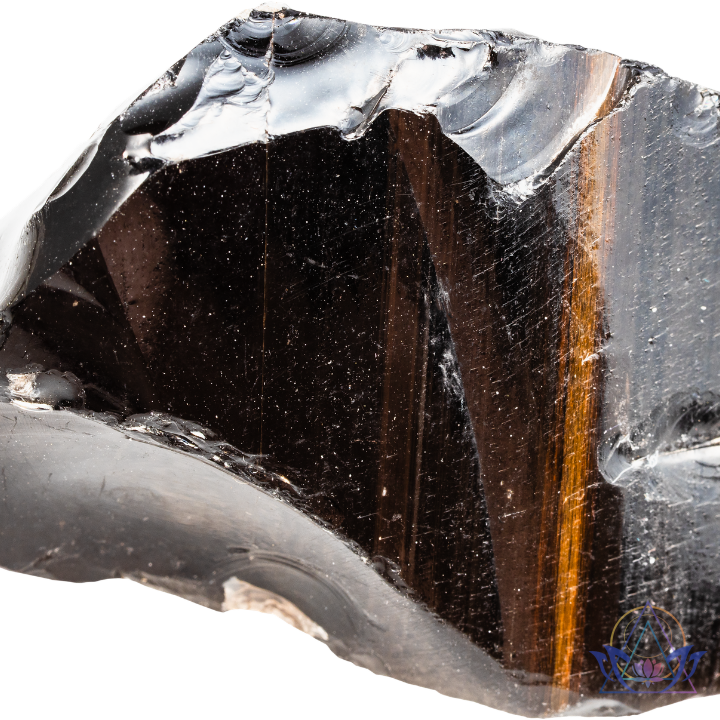 Texture Obsidienne Noire Brute