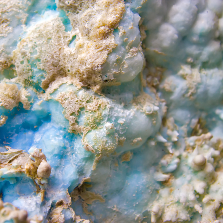 Texture Calcédoine Bleue Brute