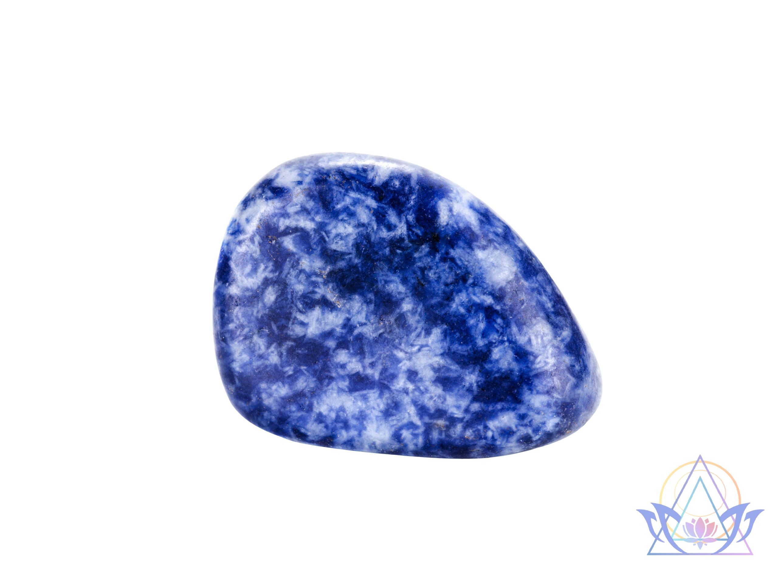 Pierre roulée de sodalite